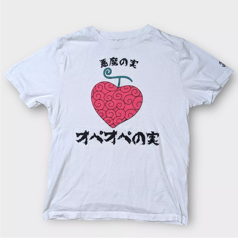 One Piece T-Shirt OP OP Devil Fruit Women’s Size Large White